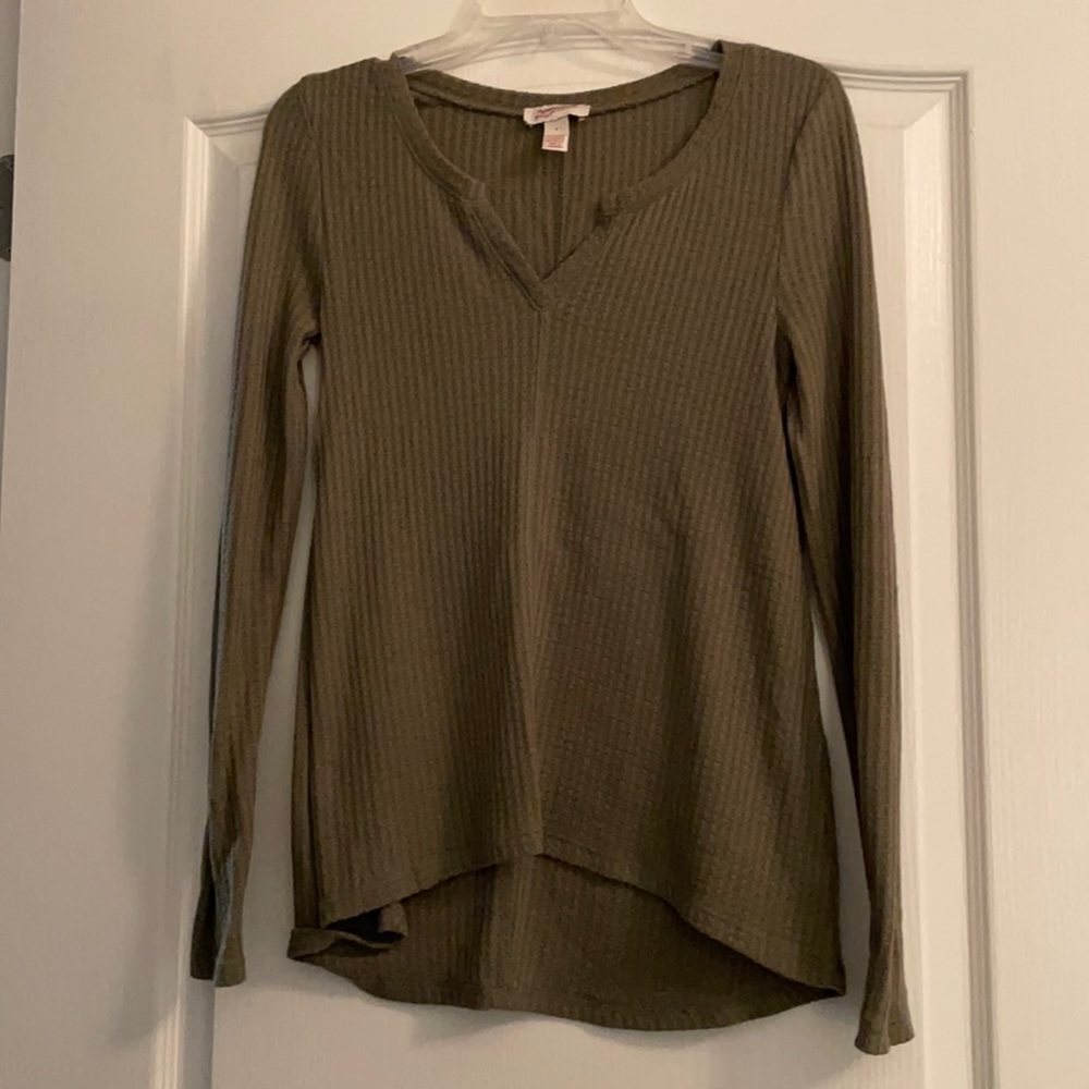 Green long sleeve tunic
